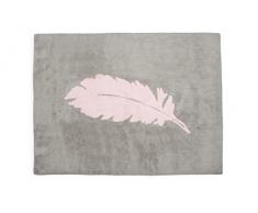 Aratextil Penna Tappeto per Bambini, Cotone, grisyrosa, 120Â x 160Â cm