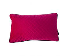 Riva Home - Cuscino imbottito in piuma di Tetris, Rosa caldo/foglia di tÃ¨, 30 x 50cm (12 x 20)