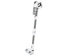 ProfiCare PC-BS 3037 A - Aspirapolvere manuale 2 in 1, pratico supporto da parete con stazione di ricarica, potente batteria agli ioni di litio da 29,6 V, turbo rotazione, bianco/argento