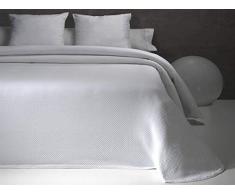 Javier LARRAINZAR - Copriletto trapuntato 230x270 Cm bianco