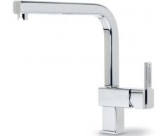 Elleci Kube Miscelatore, Metallo, Inox Cromato, 23x10x26.7 cm