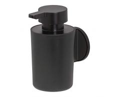 Tiger Tune Dispenser per Sapone Liquido, con un Retro Autoadesivo 3M Ultraresistente, ABS, Nero Metallo Spazzolato, Nero, 6,8 x 12,3 x 10,9 cm