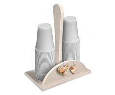 Lupia Portabicchieri, Multicolore, Taglia Unica