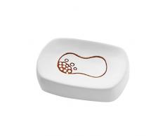 FERIDRAS Tonga Portasapone, Bianco, 3x9x12 cm