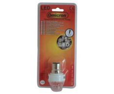 Omicron - Lampadina LED a pallina da golf, RGB, 1,3 W