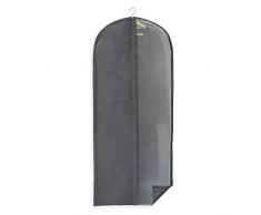 Rayen 2015.12 Biancheria in Armadio. Fodera di Vestito per gruccia con Lampo. Coprivestito Resistente alla Polvere, umiditÃ e tarme, Grigio Scuro/Traslucido, 60 x 150 cm