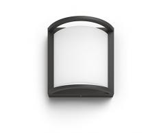 Philips 1739193P0 MyGarden Applique a LED da esterno, 12 W, bianco caldo e antracite, 190.1 x 190.1 x 89,5 mm