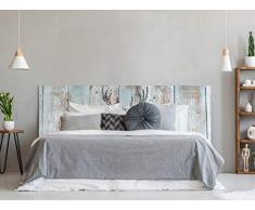 Oedim Testiera per Letto in PVC con Stampa Digitale, Motivo Cervo con Triangoli, 100 x 60 cm, Originale ed Economica