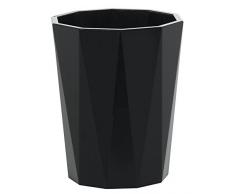 Spirella 10.18130Â CrystalÂ âÂ Bicchiere Porta spazzolini, Colore: Nero