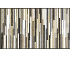Wash&Dry Mikado Stripes Nature Zerbino, Acrilico, Marrone, 75 x 120 x 0.7 cm