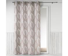 Douceur dâIntérieur - Tenda con occhielli, in poliestere, dimensioni: 140 x 260 cm, ceramica, lino, 140x1x260 cm