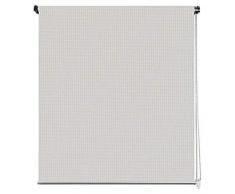 Estoronline Tenda avvolgibile, PVC e Fibra di Vetro 140x180x8 cm Bianco Perla