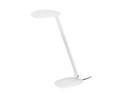 Briloner Leuchten Lampada da tavolo a LED, lampada da tavolo, LED 4,5 W moderno bianco