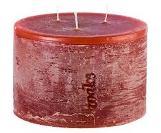 WAKS wbc1510-rust Candela Cera Arancione ossidato 15Â x 15Â x 10Â cm