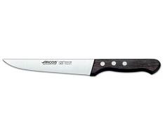 Arcos Serie Atlantico - Coltello Cucina - Lama Acciaio Inossidabile Nitrum 155 mm - Manico Legno Palissandro Colore Marrone