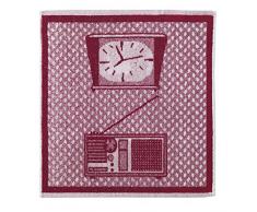 Eiffel Textile Set di Strofinacci Cucina Jacquard Electro, Cotone, Multicolore, 50Â x 50Â x 10Â cm, 3Â Pezzi