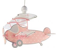 Dalber Stars Plane lampada per bambini, Rosa