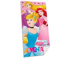 Disney Princess- Listen to Your Heart, Bagno e Telo da Spiaggia, 140Â cm x 70Â cm, Cotone, Muticolour, 140Â x 70Â x 1Â cm