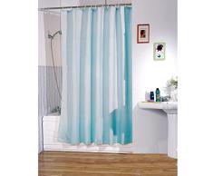 MSV 140.102 Poliestere Tenda di plastica Blu 70 x 78 x 0 x Pollici (0,1 cm 180 x 200) - comprende 12 Anelli per Asta