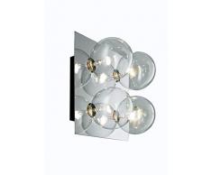 SP Light and Design Sphere LED Lampada da Parete 8 W, Cromo