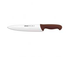 Arcos Serie 2900 - Coltello da Chef Coltello da Cucina - Lama Acciaio Inossidabile Nitrum 250 mm - Manico Polipropilene Colore Marrone