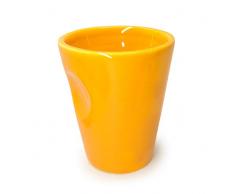 NERTHUS FIH 487 Tazza di Porcellana per Espresso in Colore Yellow