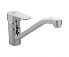 Ideal Standard B0895AA Miscelatore monocomando per lavello, Bocca Tubolare Orientabile, Cromato