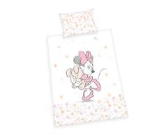 Herding Disney Set di Biancheria da Letto, Cotone, Bianco, 40 x 60 cm, 100 x 135 cm
