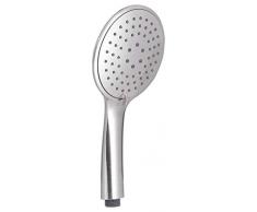 Gedy Tech 03 Soffione Doccia, Nichel, 12x4x25