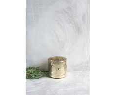 LUXE LODGE Portacandele, Argento, Unica