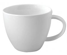 Dajar Onda/kubiko Tazza 80Â ML Espresso, Porcellana, Bianco, 6Â cm cm