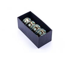 LegendArte LH-021 Allacciatovaglioli Anelli Portatovaglioli Gioiello, Metallo, Alzavola/Oro, 19x8x7 cm, 4 unitÃ