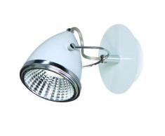 Spot Light lampada da parete a LED OLIVER da 1Â luci, incluso 1Â x 5Â W, GU10, colore: bianco/cromato SP 5109102