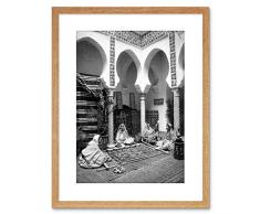 Wee Blue Coo - Stampa Fotografica Vintage del Moquette Arab Algeria con Cornice, F97 x 4090