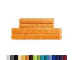 Eiffel Textile qualitÃ Spugna 400 g 2 Lavabo 2 Sabana Giallo Zafferano