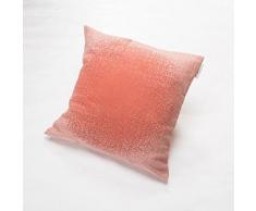 David Fussenegger - Cuscino di Como (ungeraut) Struttura Punto, Cotone di Alta qualità , Terracotta, 50 x 50 cm