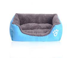 Cuccia Divano Letto Lettino Cuscino per Cani Cane Pet Animali (Azzurro M)