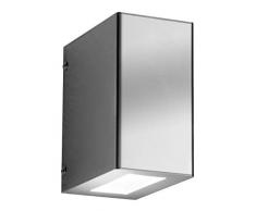 CMD - Lampada da parete per esterni, in acciaio INOX