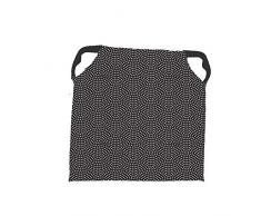 Soleil docre - Cuscino per Sedia, in Poliestere, 40 x 40 cm, Colore: Grigio