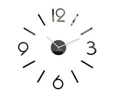 FLEXISTYLE Orologio da Parete Fai da Te Salotto Tondo Moderno Admirable 4 Decorativo Silenzioso 50-75 cm