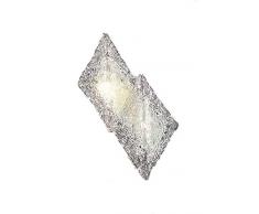 Bellart 2552/A2L V09 Lampada da Parete di Design, Modulare Diffusore in Filo di Vetro, Ametista, 22x34x8 cm