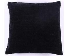 La Finesse Federa Decorativa Quadrata 50 x 50 cm per la casa, in Cotone, per Soggiorno, Divano, Camera da Letto, cph1, Tessuto colorato, Taglia Unica