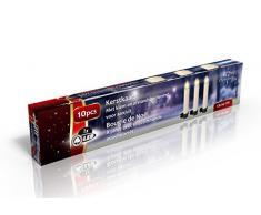 10 x candele LED albero di Natale candele con telecomando senza fili