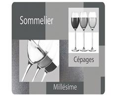 Décor Line - 1710490, Set da Tavola, 28.5 X 44 Cm, Sommelier, Polipropilene Opaco, Senza