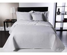 Miracle Home Copriletto Sonia, Bianco, 200 x 270 cm