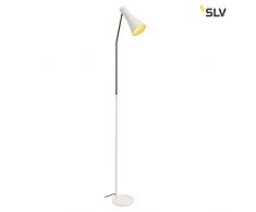 SLV Phelia lampada a stelo E27, alluminio/acciaio, Bianco, 24Â x 20Â x 172Â cm
