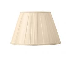 Paralume Plissettato forma classica Ø 25 X 15 X 18 (plissé mano) paglia