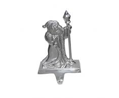 InsideretailÂ âÂ Gancio per Calza di Natale Babbo Natale in Argento