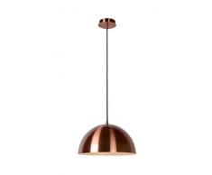 Lucide Riva di lampade a sospensione di diametro 34Â cm, Metallo, E27, 60Â W, Rame, 34Â x 34Â x 143Â cm