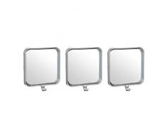 Dcasa Set di 3 specchi da Parete mobili Adesivi Decorazione della casa Unisex Adulto, Colore: Unico